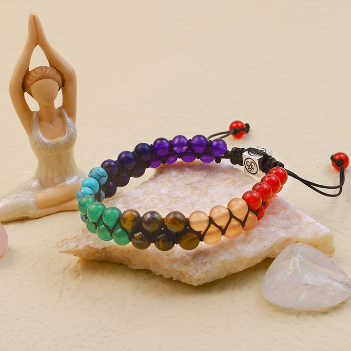 Bracelet de guérison des chakras orgonite Olivenorma