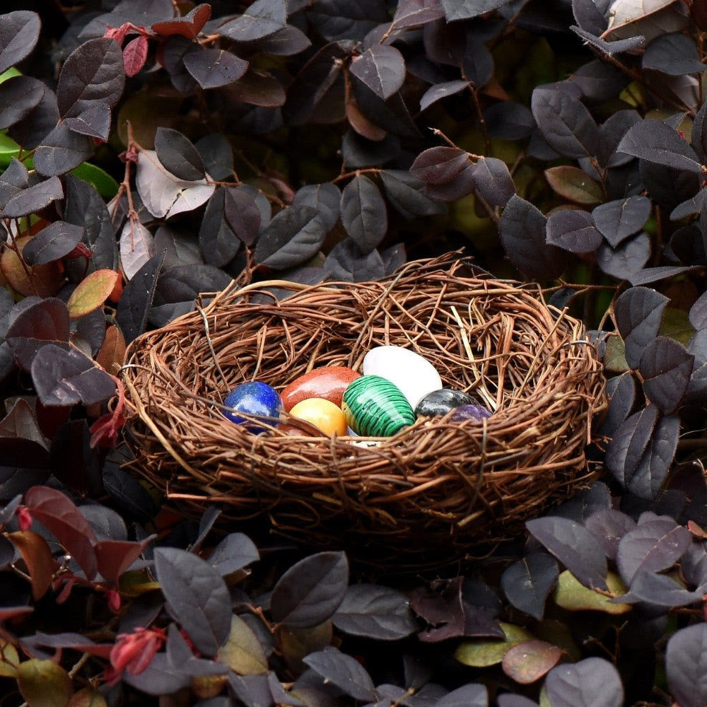Œufs de cristal naturel énergétique Olivenorma