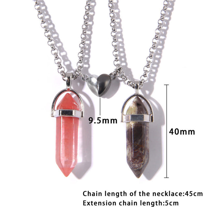 Collier assorti en forme de cœur pour couple « True Love » Olivenorma
