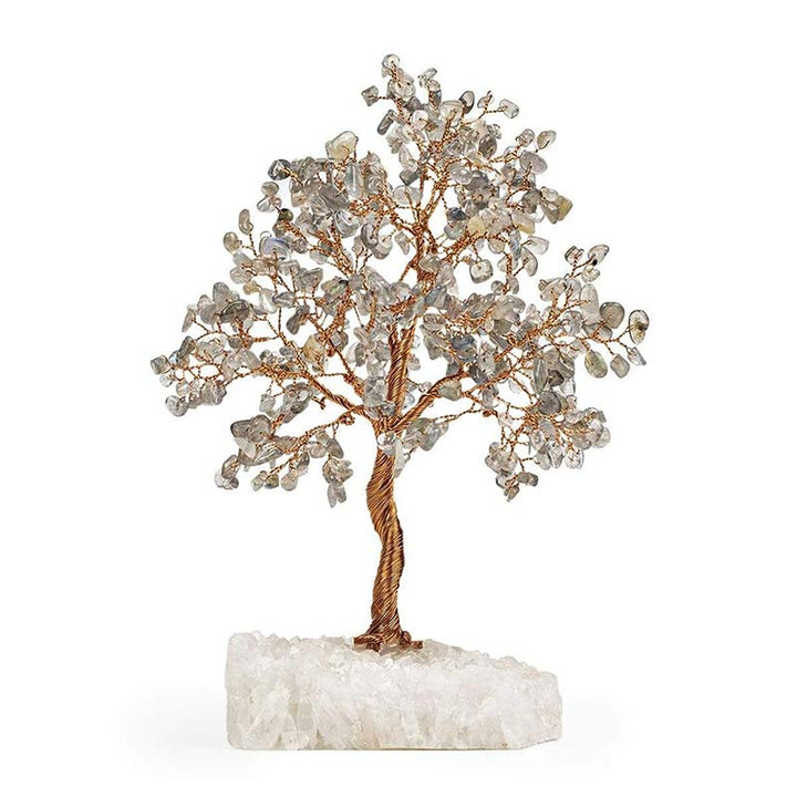 Olivenorma Potentiel illimité - Arbre Feng Shui en pierre de labradorite