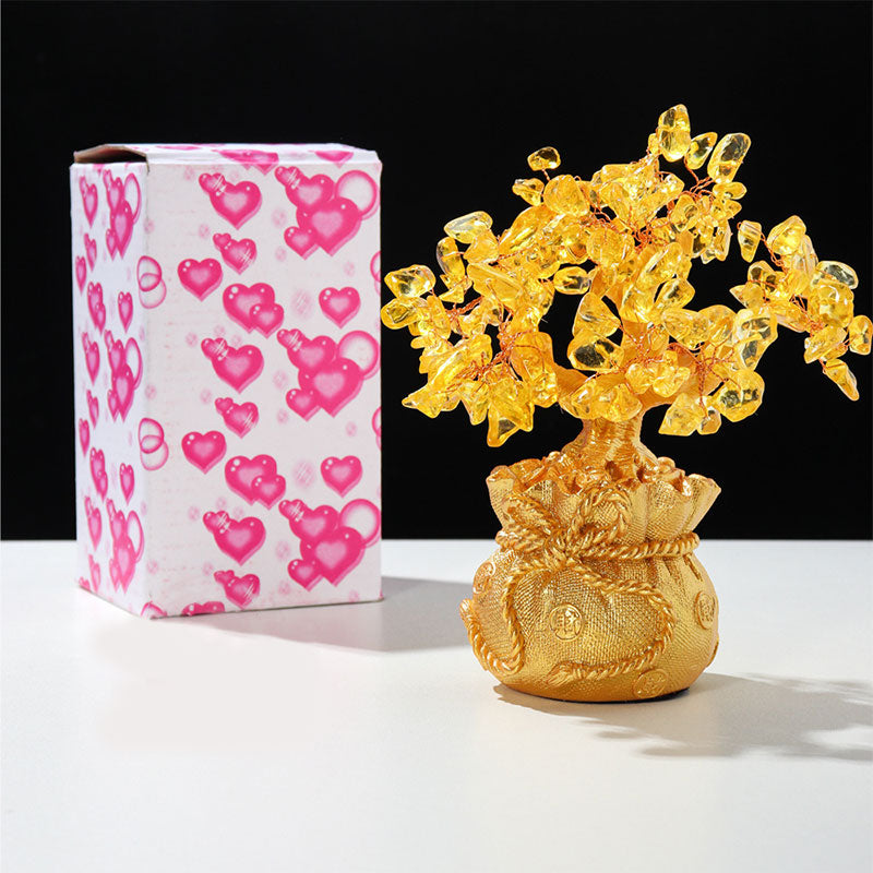 Arbre de vie en citrine Feng Shui