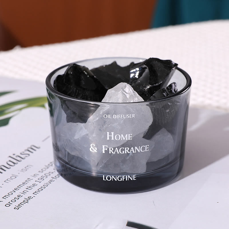 Lampe d'aromathérapie en cristal pour diffuseur d'huiles essentielles sans feu Olivenorma