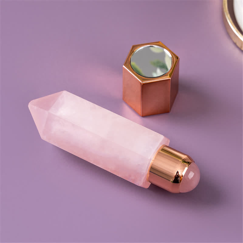 Baguettes de cristal d'huile essentielle énergétique en quartz rose olivenorma