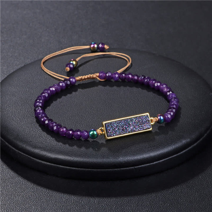 Bracelet en cristal naturel à facettes Olivenorma