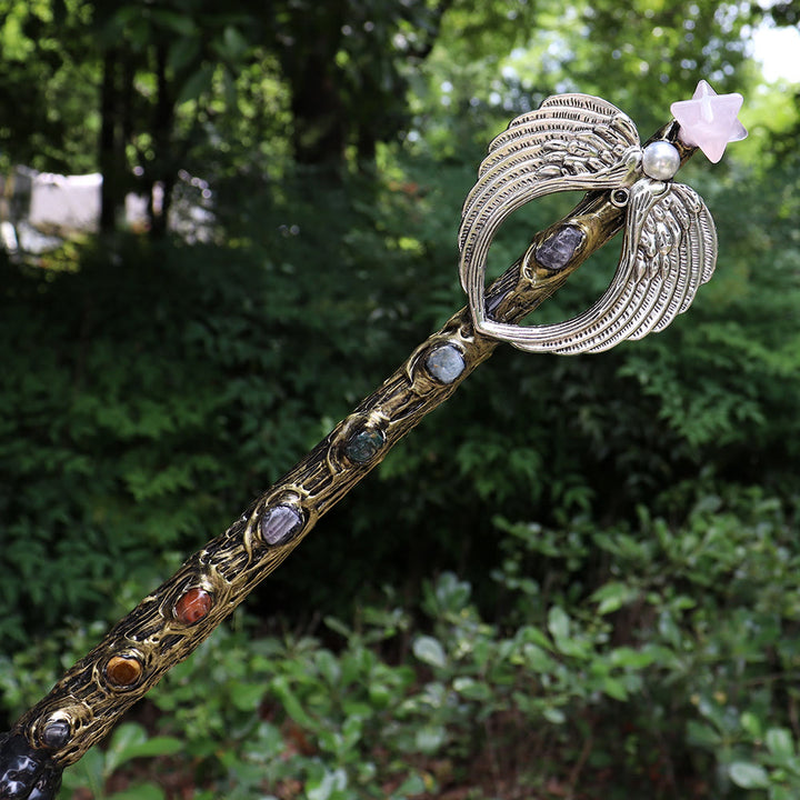 Baguettes en cristal Merkaba Chakra naturel Olivenorma