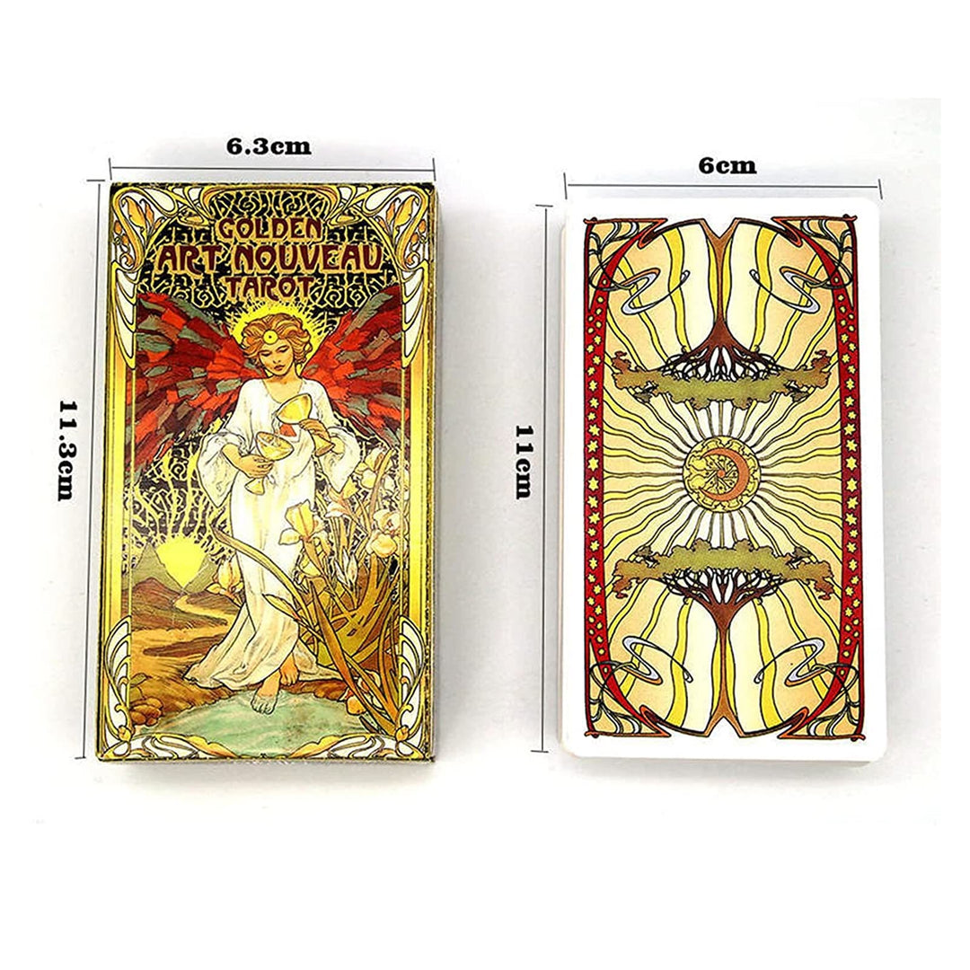 Cartes de jeu de tarot Olivenorma Golden Art Nouveau