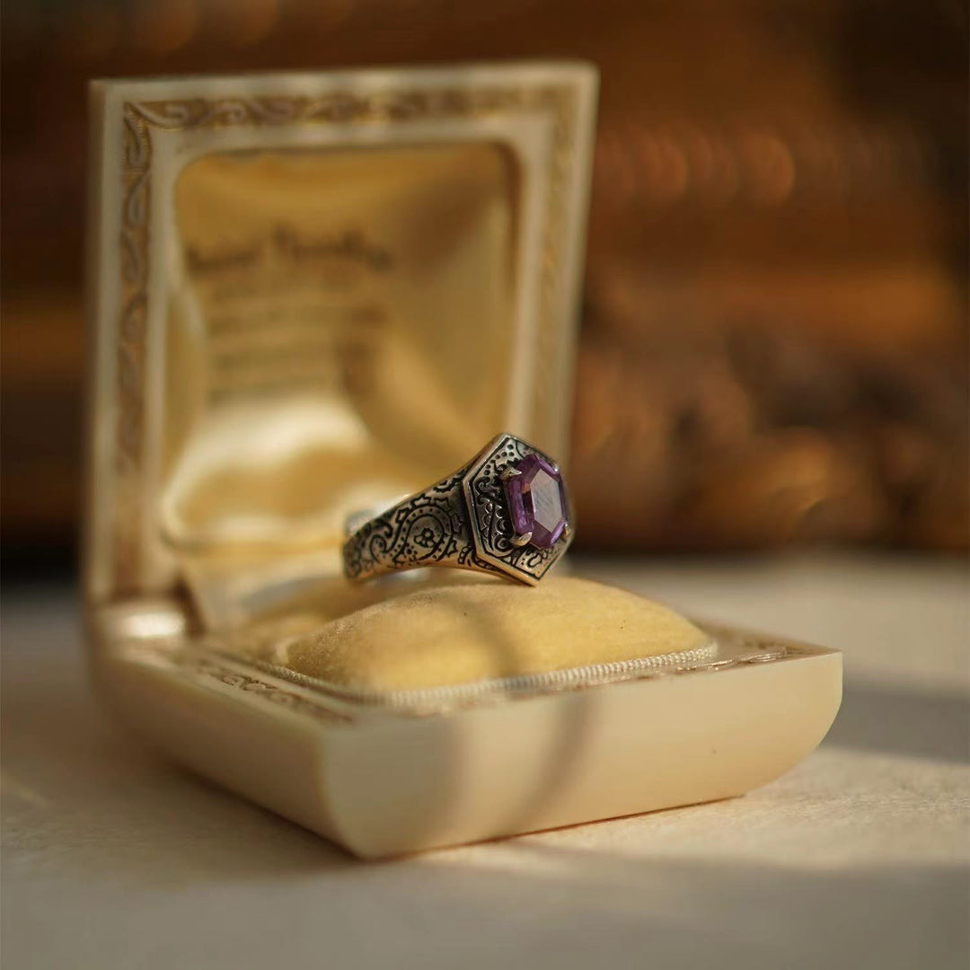 Bague Olivenorma Paisley Améthyste