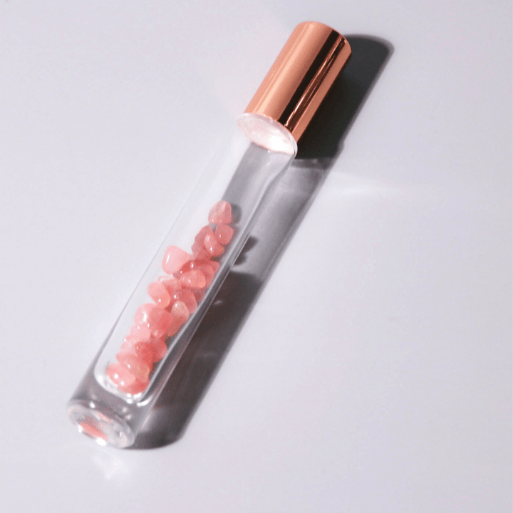 Bouteille d'huile essentielle à bille Olivenorma avec décoration en cristal