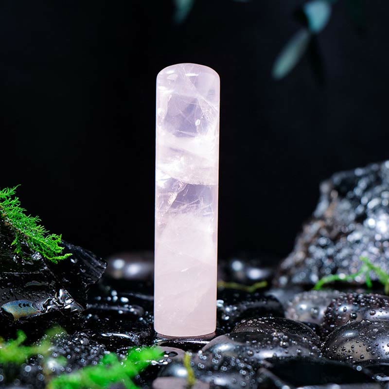 Ornement cylindrique en cristal de chakra naturel Olivenorma Décoration en pierres précieuses