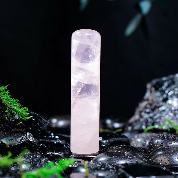 Ornement cylindrique en cristal de chakra naturel Olivenorma Décoration en pierres précieuses