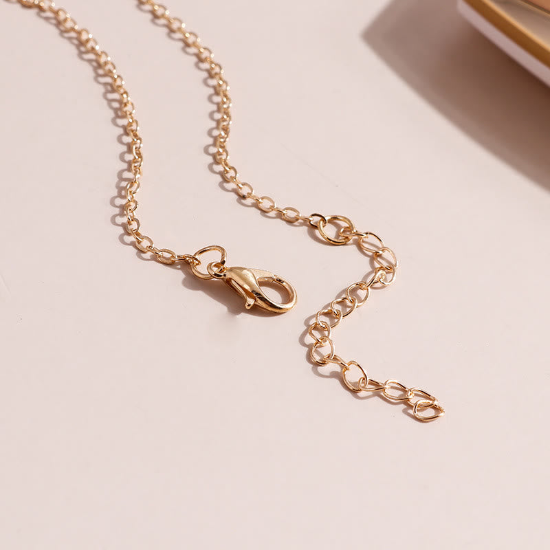 Collier simple avec pendentif en forme de goutte turquoise Olivenorma