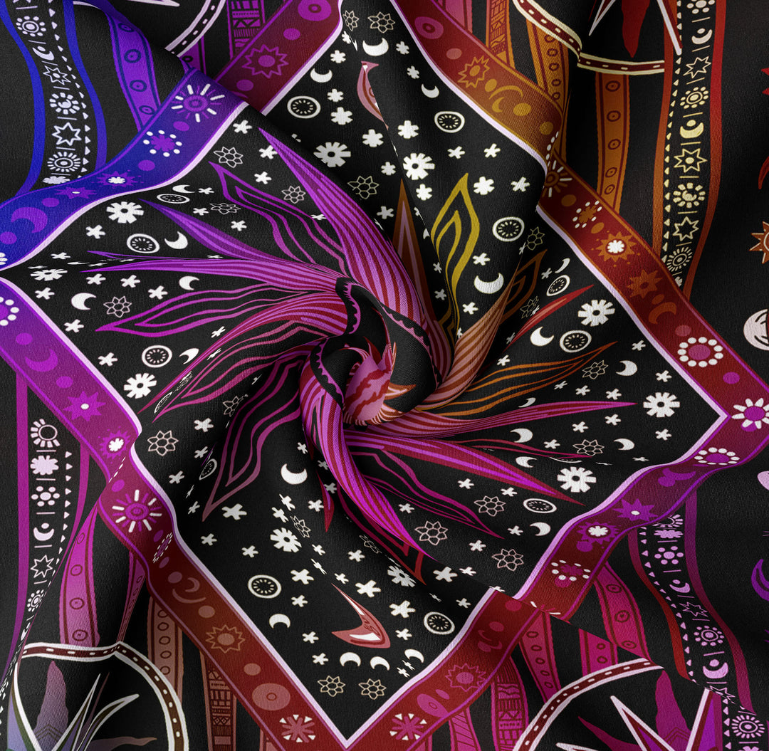 Tapisserie bohème Olivenorma Sun Rays Moon