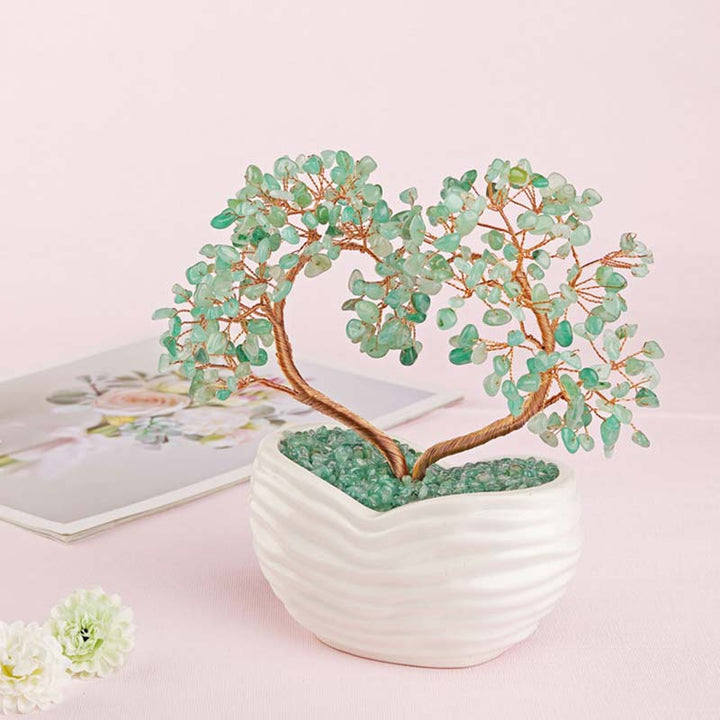 Arbre Feng Shui en pierre de cristal naturelle Olivenorma Chakra