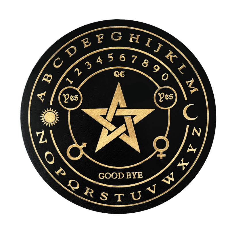 Jeu de tarot avec pendule divinatoire en bois Olivenorma