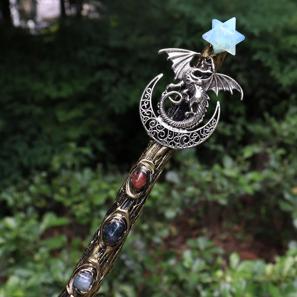 Baguettes en cristal Merkaba Chakra naturel Olivenorma