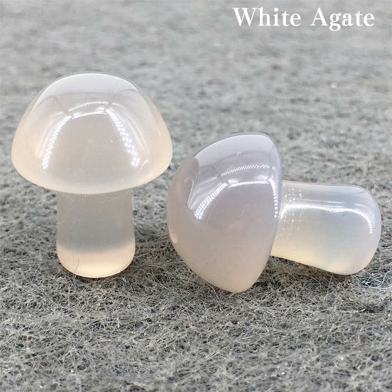 Décoration de mini champignons en cristal naturel Olivenorma