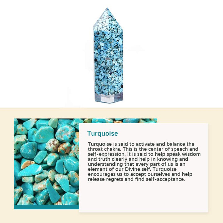 Décoration de protection des chakras en cristal naturel