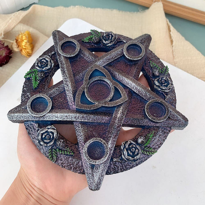 Support de boule de cristal en forme d'étoile à cinq branches Olivenorma