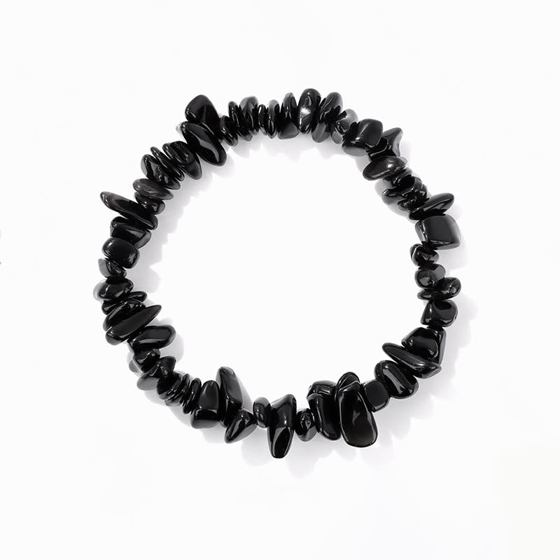 Bracelet en gravier irrégulier naturel coloré Olivenorma