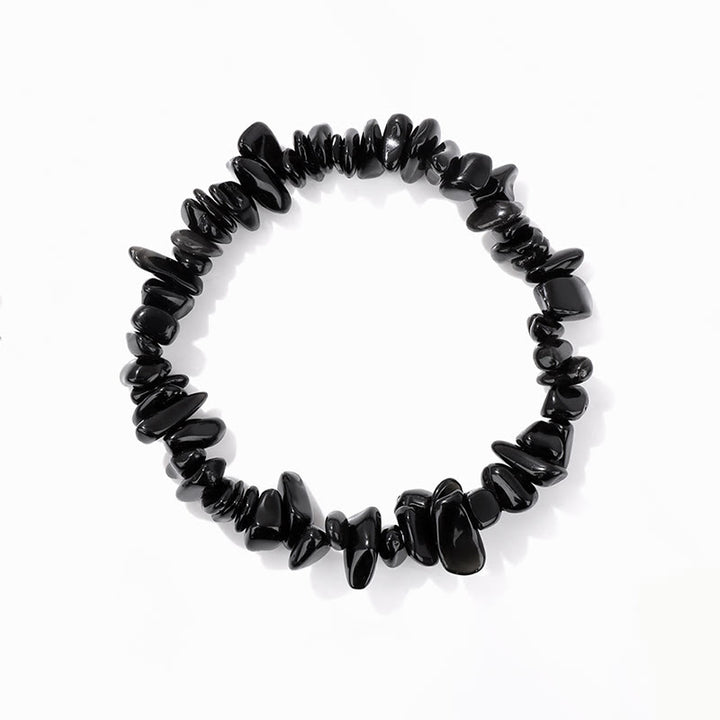 Bracelet en gravier irrégulier naturel coloré Olivenorma