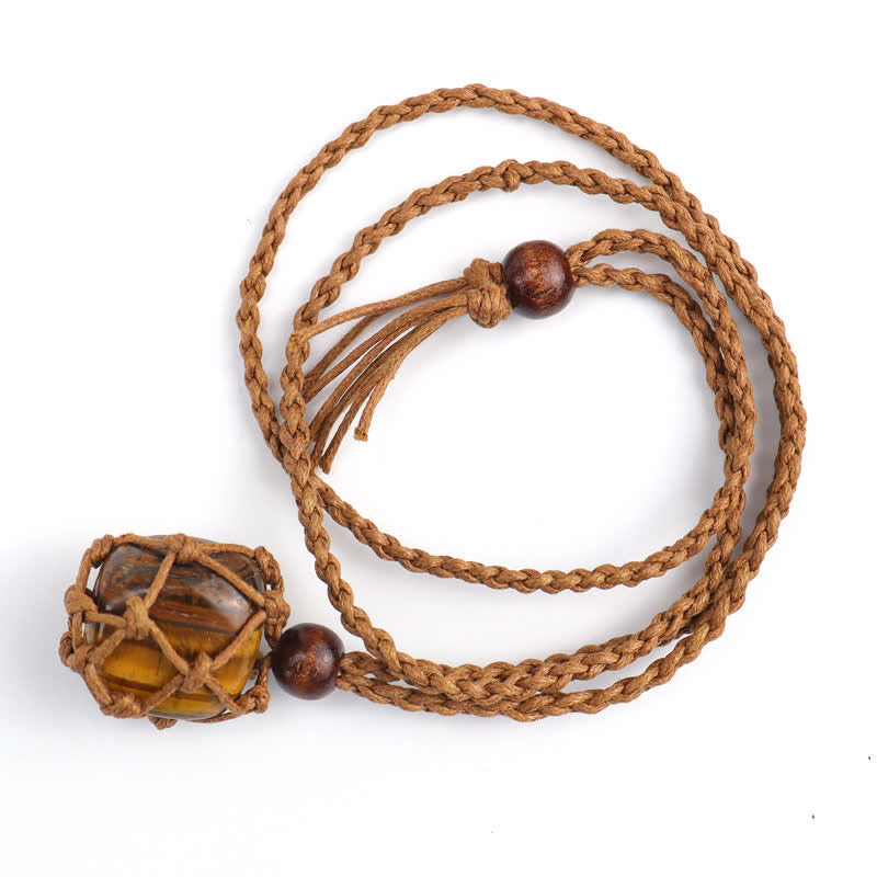 Collier de protection en cristal naturel