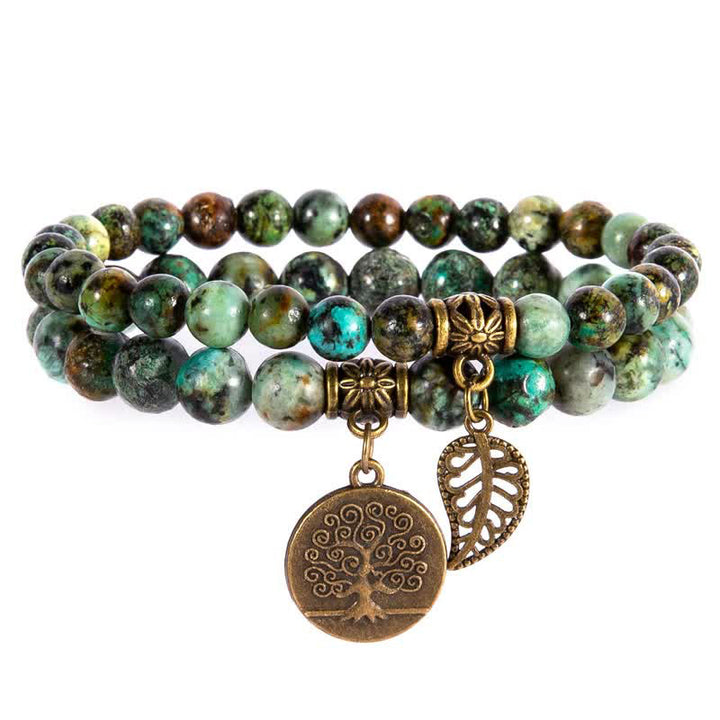 Bracelet de transformation en turquoise africaine