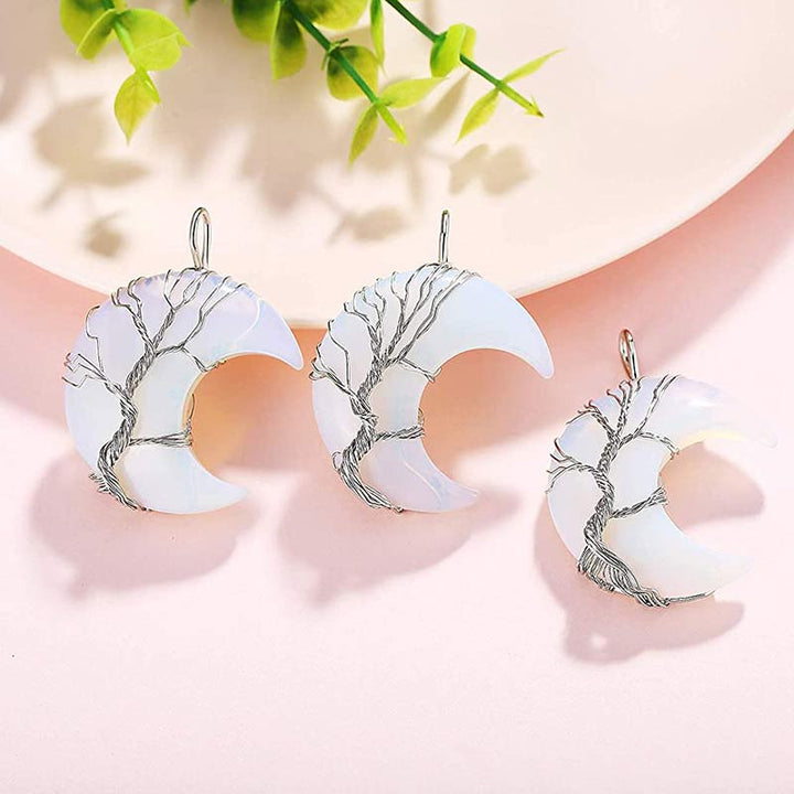 Collier de lune en cristal naturel Olivenorma