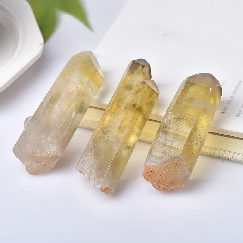 Baguettes en cristal de pierre brute de citrine Olivenorma