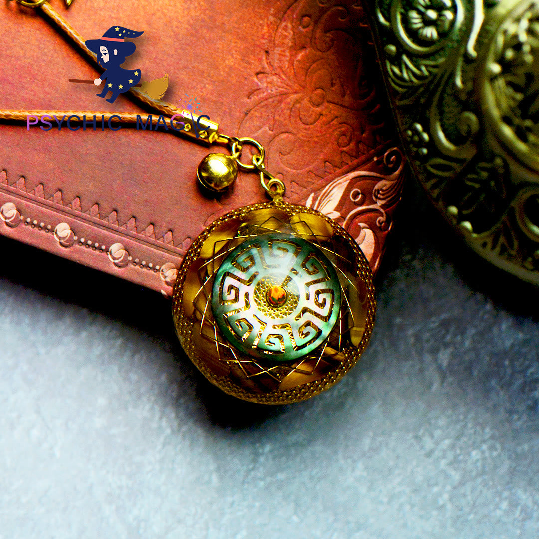 Collier pendentif œil de tigre Olivenorma Awakened Soul Collier orgone