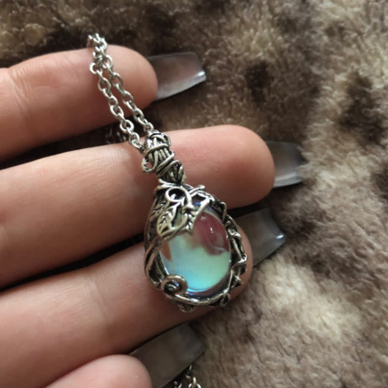 Collier Aurora en pierre de lune Olivenorma