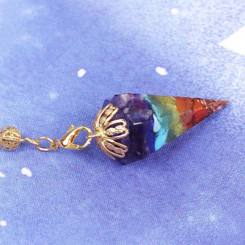 Pendule de divination Olivenorma Chakra Orgone
