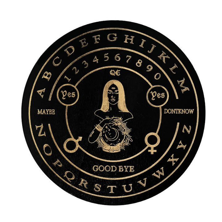 Jeu de tarot avec pendule divinatoire en bois Olivenorma