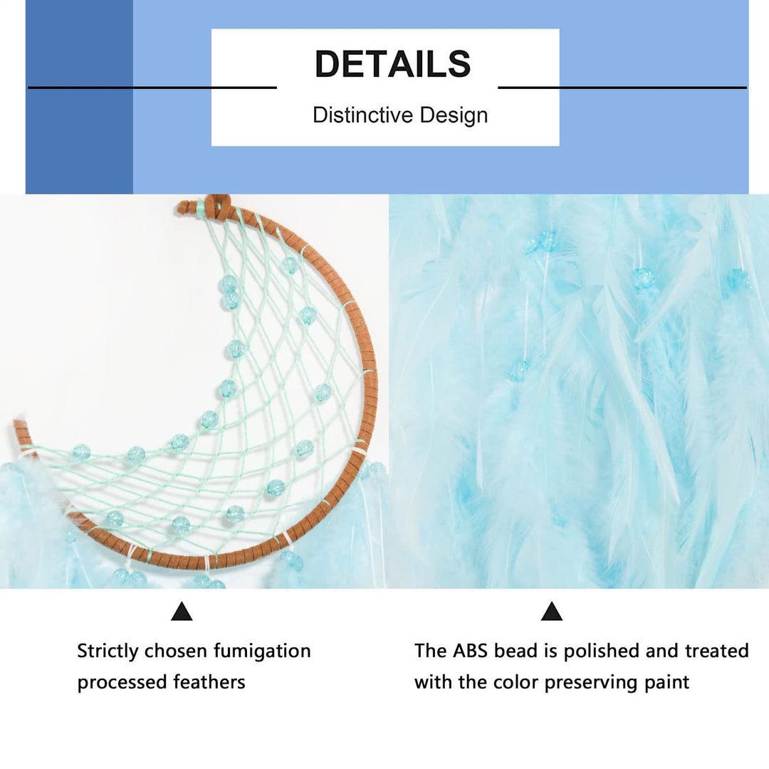 Attrape-rêves en jade violet turquoise fait main Olivenorma