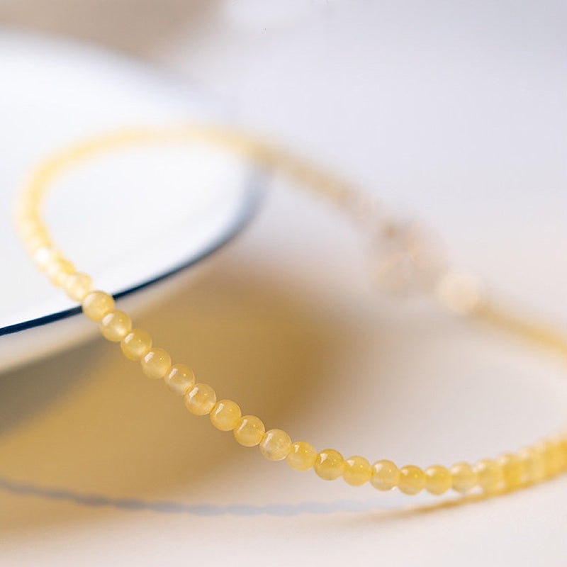 Rich Stone - Bracelet de prospérité en pierres précieuses citrine