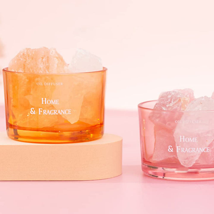 Lampe d'aromathérapie en cristal pour diffuseur d'huiles essentielles sans feu Olivenorma