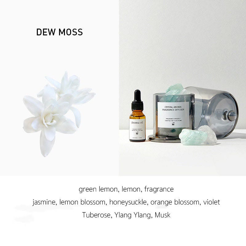 Coffret cadeau diffuseur d'huiles parfumées Olivenorma Crystal Aromatherapy