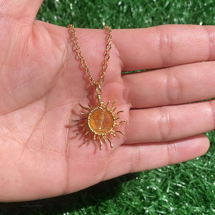 Olivenorma « Attrapez les rayons du soleil » – Collier soleil en fil de fer