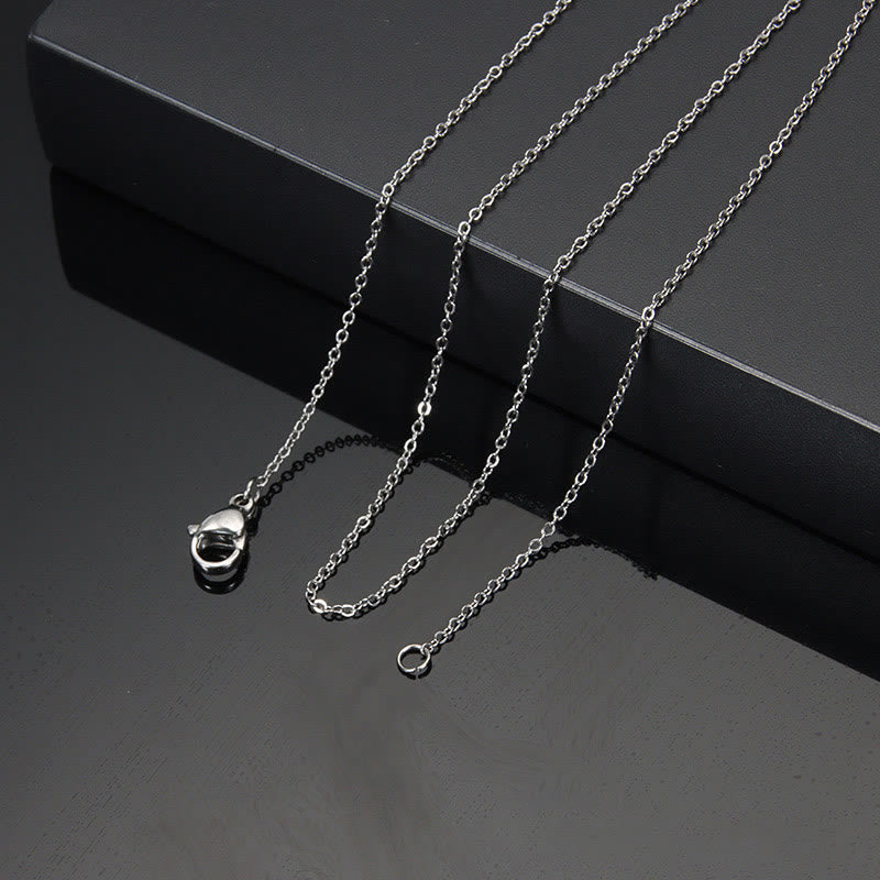 Collier avec pendentif en forme de cœur et pierre de naissance en diamant Olivenorma