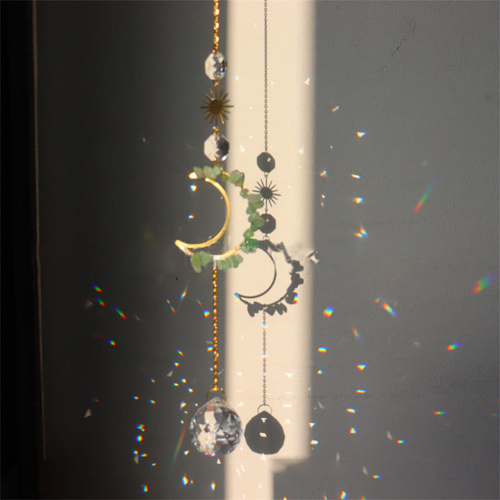 Carillon éolien mural Olivenorma Moon Suncatcher
