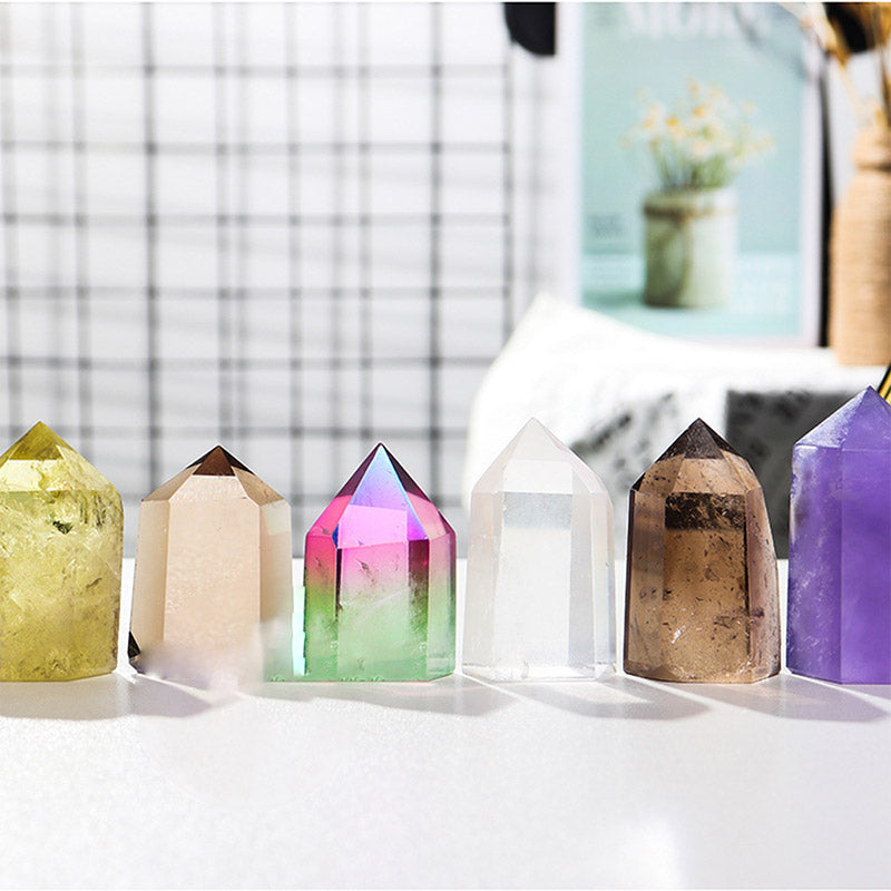 Lampe décorative en cristal de guérison en cristal naturel Olivenorma