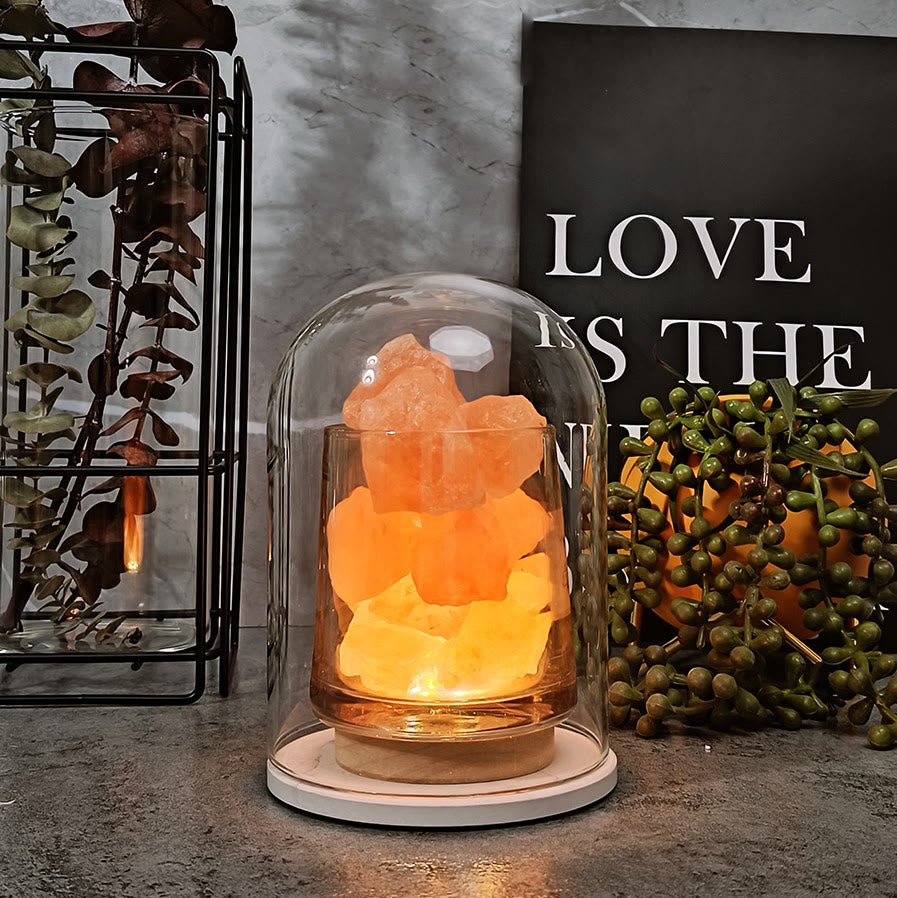 Lampe d'aromathérapie en cristal de pierre avec diffuseur sans feu Olivenorma