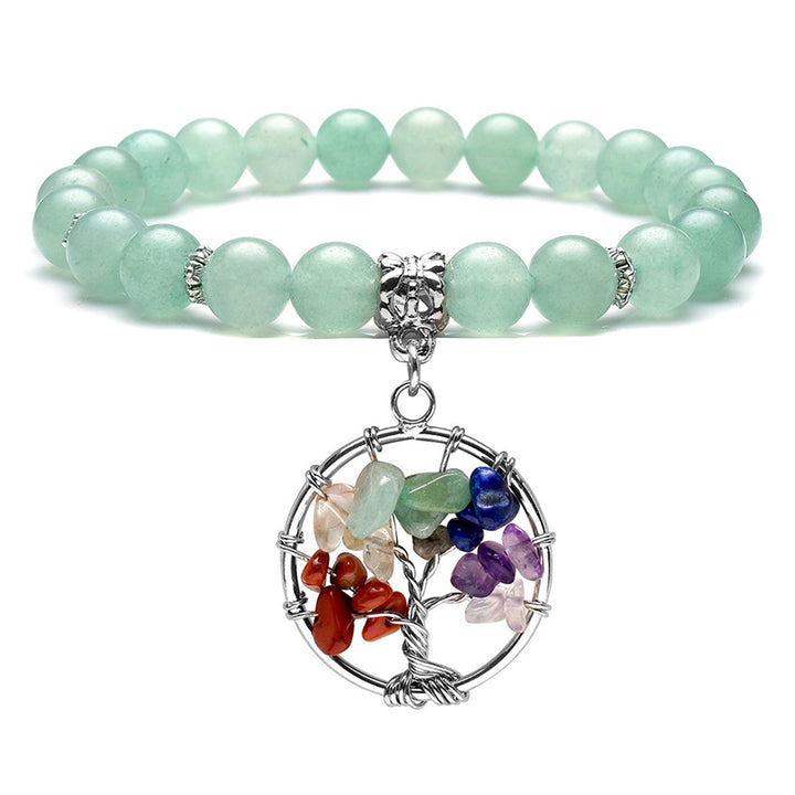 Bracelet Chakra Arbre de Vie Améthyste