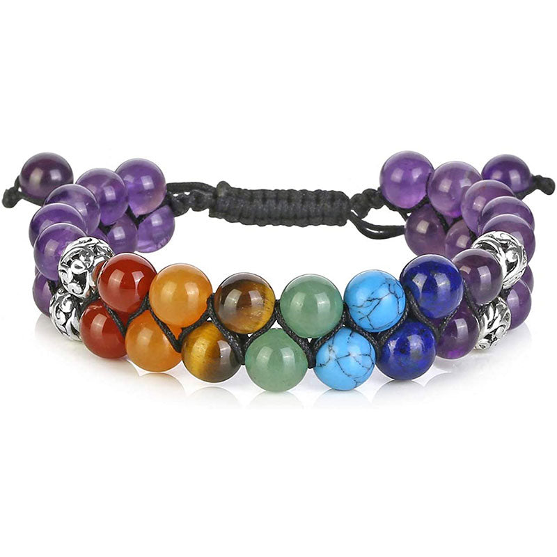Bracelet de guérison des chakras orgonite Olivenorma