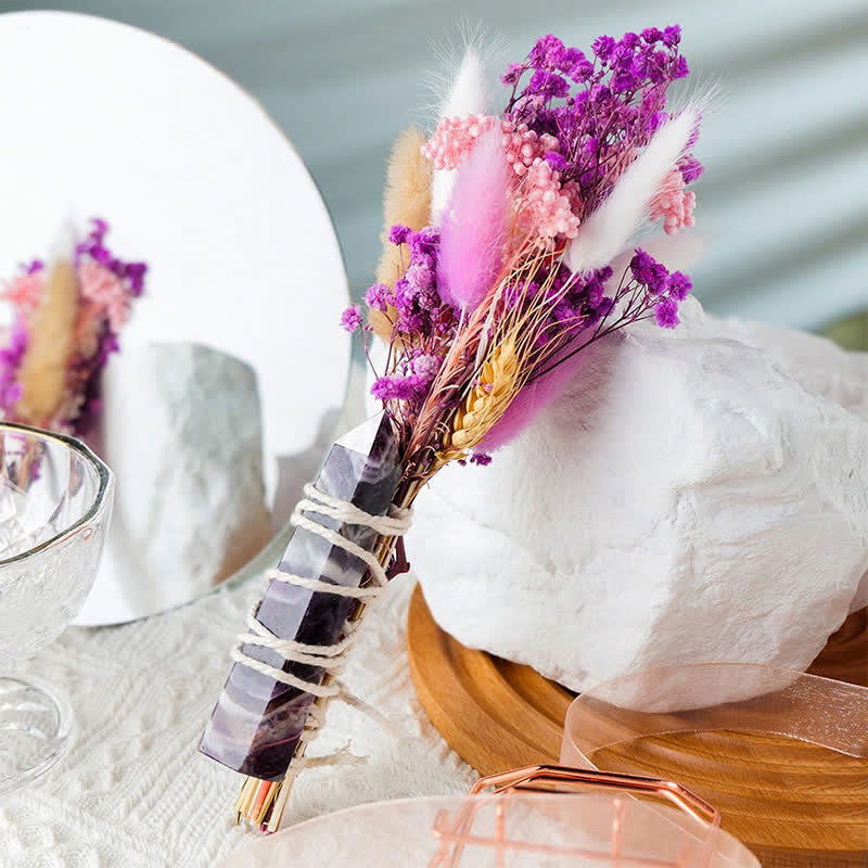 Bouquet éternel Olivenorma Baguettes en cristal naturel