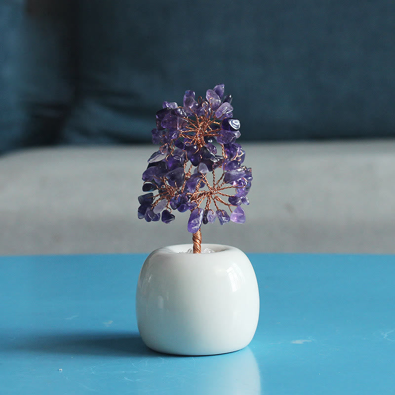 Arbre Feng Shui à cristaux multiples Olivenorma