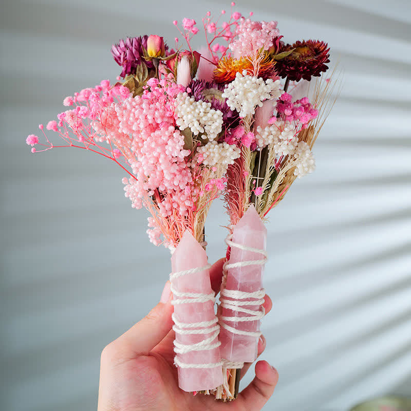Bouquet éternel Olivenorma Baguettes en cristal naturel
