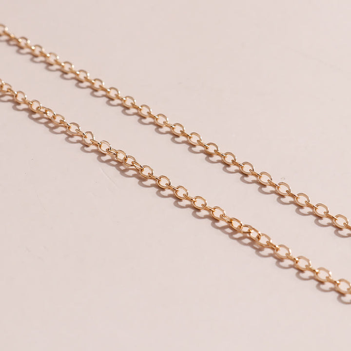 Collier simple avec pendentif en forme de goutte turquoise Olivenorma