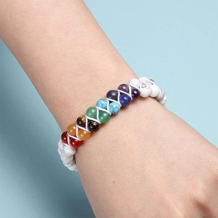 Bracelet de guérison des chakras orgonite Olivenorma