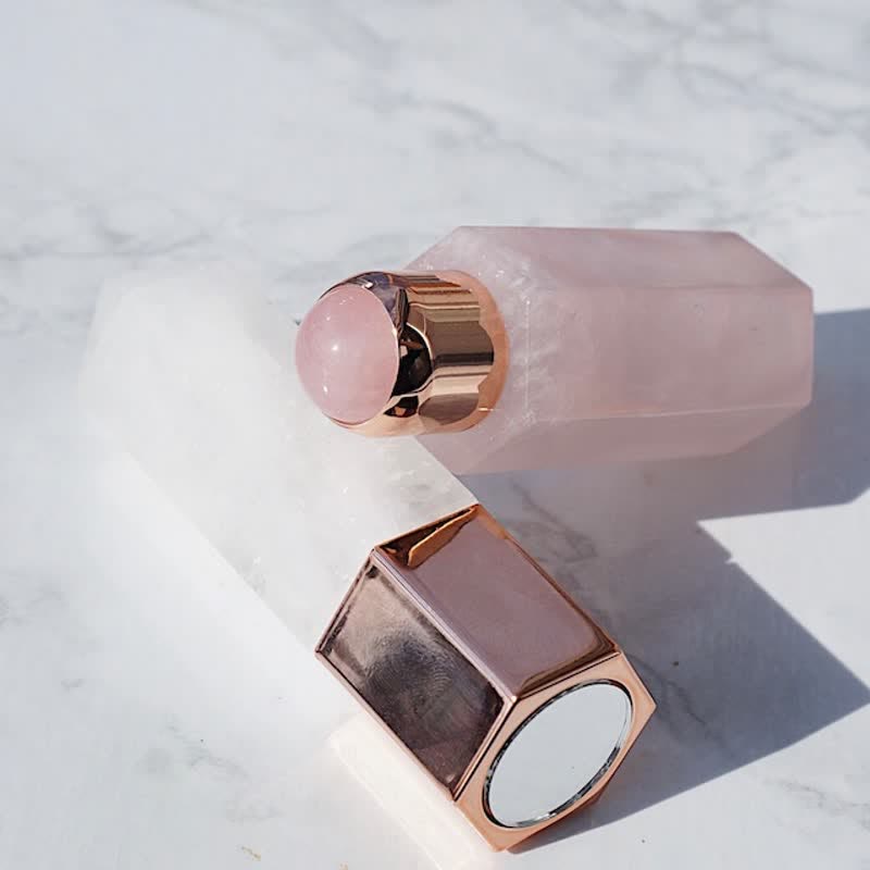 Baguettes de cristal d'huile essentielle énergétique en quartz rose olivenorma