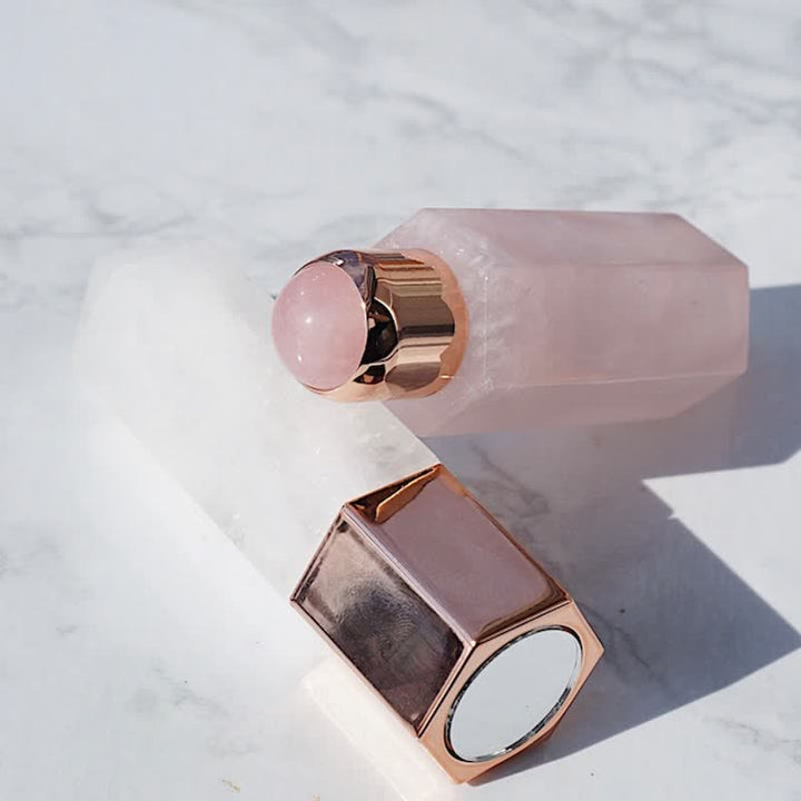 Baguettes de cristal d'huile essentielle énergétique en quartz rose olivenorma
